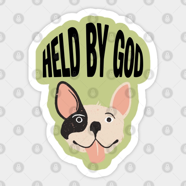 Inspirational Faith Quote Christian Motivation Design Sticker by Anne Lee